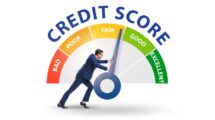 An infographic explaining the concept of credit scores in the UK, illustrating how scores are calculated and why they matter.